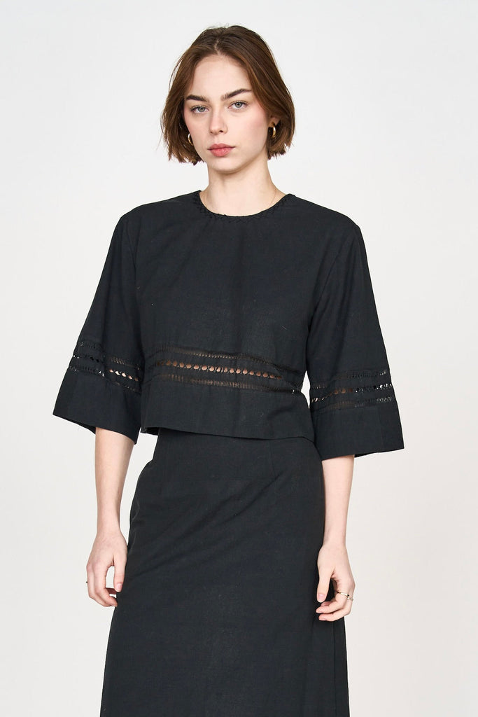 Tops Mirth Sintra Top in Black Mirth