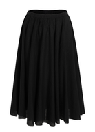 SKIRTS Textured Cotton Skirt in Black Louiza Babouryan