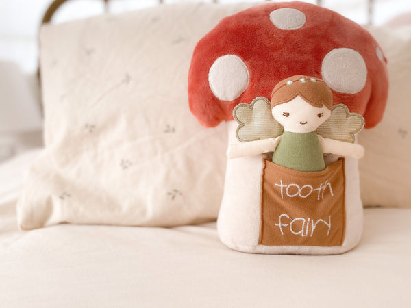 CHILDREN'S ACCESSORIES Woodland Fairy Tooth Fairy Pillow Set Mon Ami