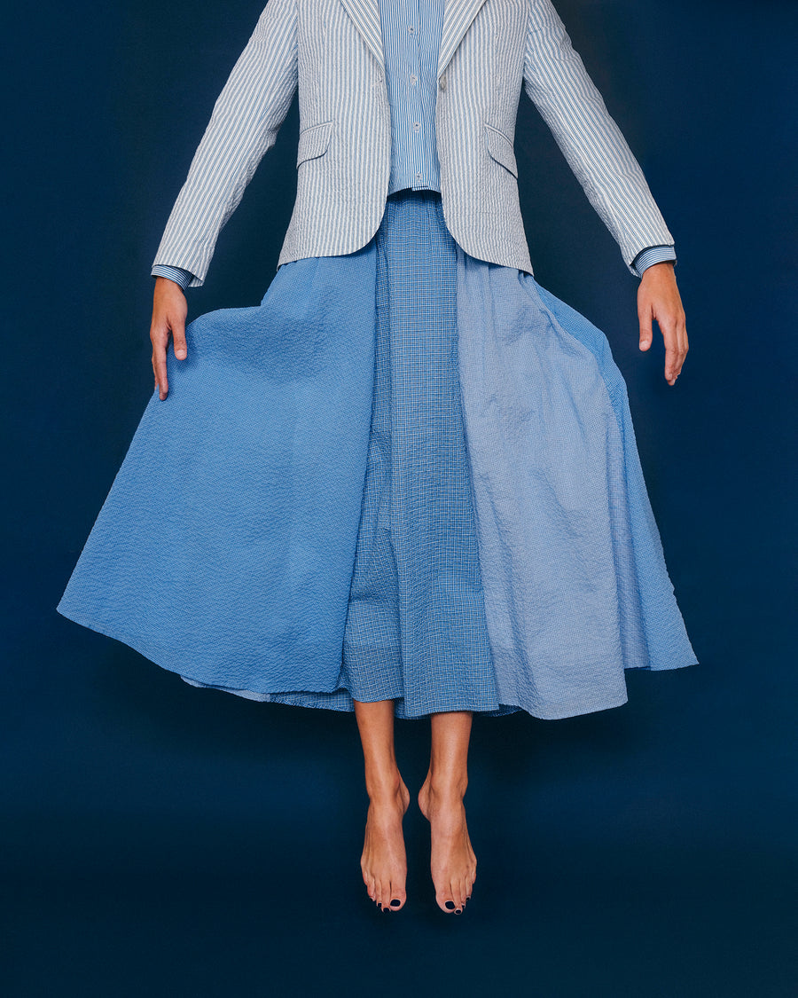 SKIRTS LULU SKIRT IN PLAID MIX The Little Project