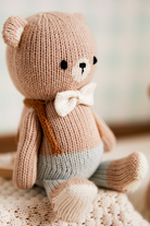 CHILDREN'S ACCESSORIES Baby Bear with Bow Tie in Light Blue Tun Tun
