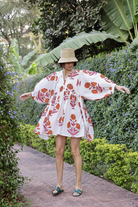 DRESSES/JUMPSUITS Taj Mini Dress in Orange & Pink Maison Marigold