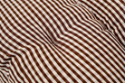 HOME DECOR Large Pet Bed in Chocolate and Off White Stripe Tensira