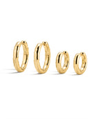 FASHION JEWELRY Liquid Metal Hoops Set Luv Aj