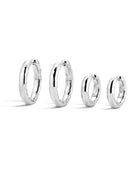 FASHION JEWELRY Liquid Metal Hoops Set Luv Aj