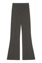 PANTS/SHORTS Rib Kick Flare Pant in Charcoal Grey Donni