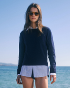 SWEATERS Chelsea Sweater in Navy Nonchi