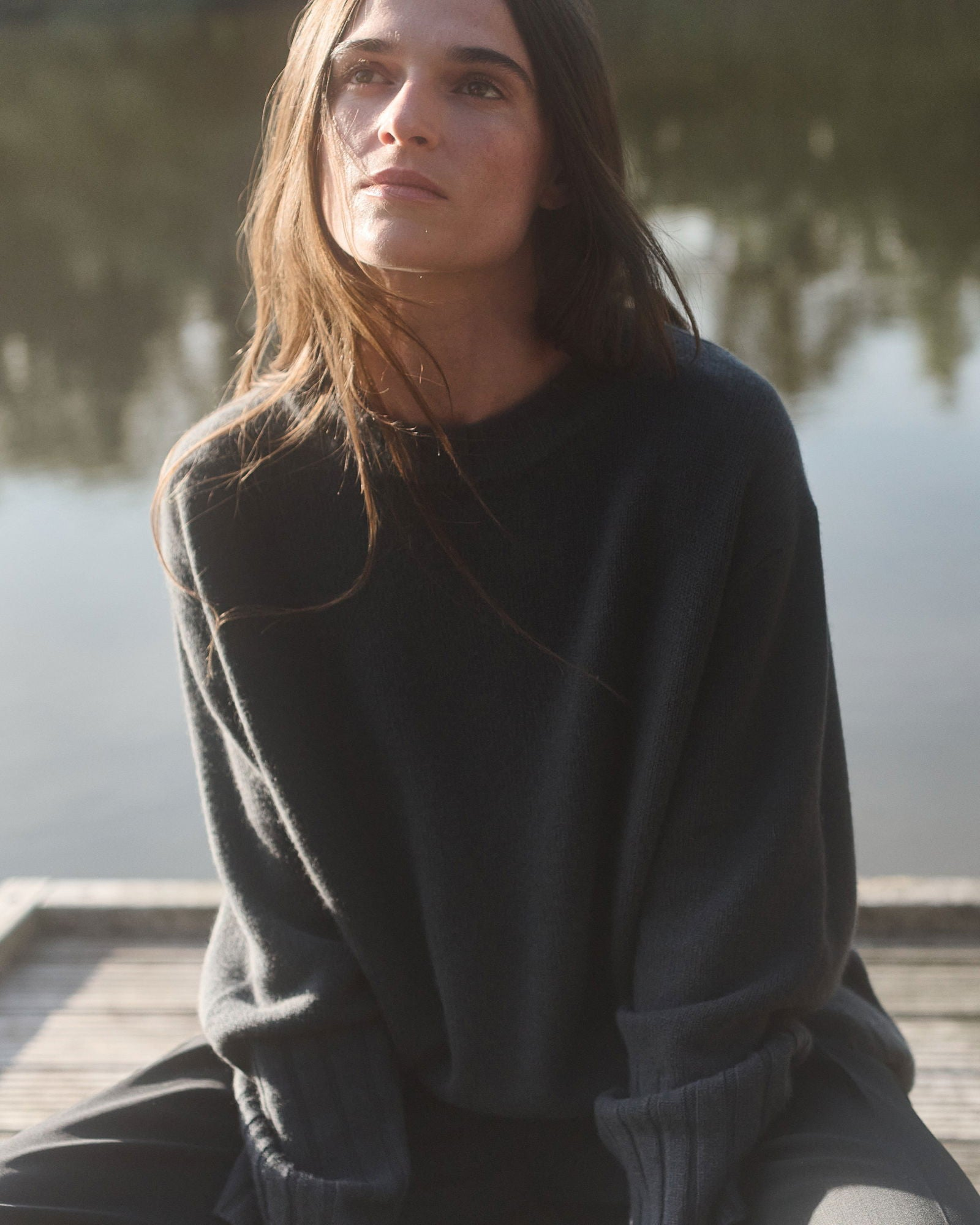 SWEATERS Havn Sweater in Dusk Grey Nonchi
