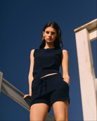 BLOUSES/SHIRTS/TOPS Mediterranean Top in Navy Nonchi