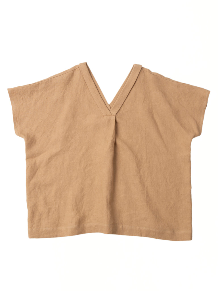 Tops Loess Anian Top in Camel Loess