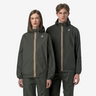 COATS/JACKET Le Vrai 4.0 Claude Jacket in Green Blackish K-WAY USA