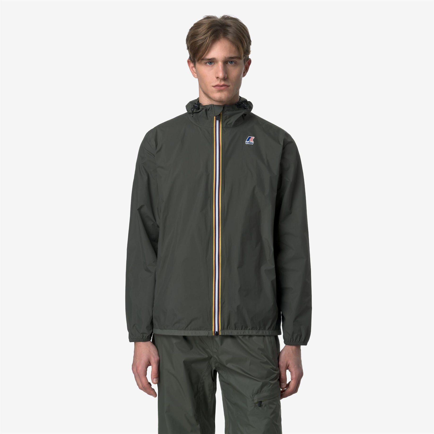 COATS/JACKET Le Vrai 4.0 Claude Jacket in Green Blackish K-WAY USA