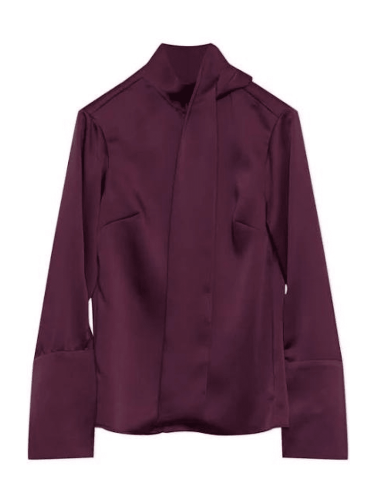 Tops Simkhai Candela Shirt in Plum Simkhai