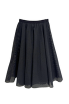 SKIRTS COTTON CHECK SKIRT Louiza Babouryan