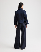PANTS/SHORTS Bond St Linen Pant in Night Sky TWP