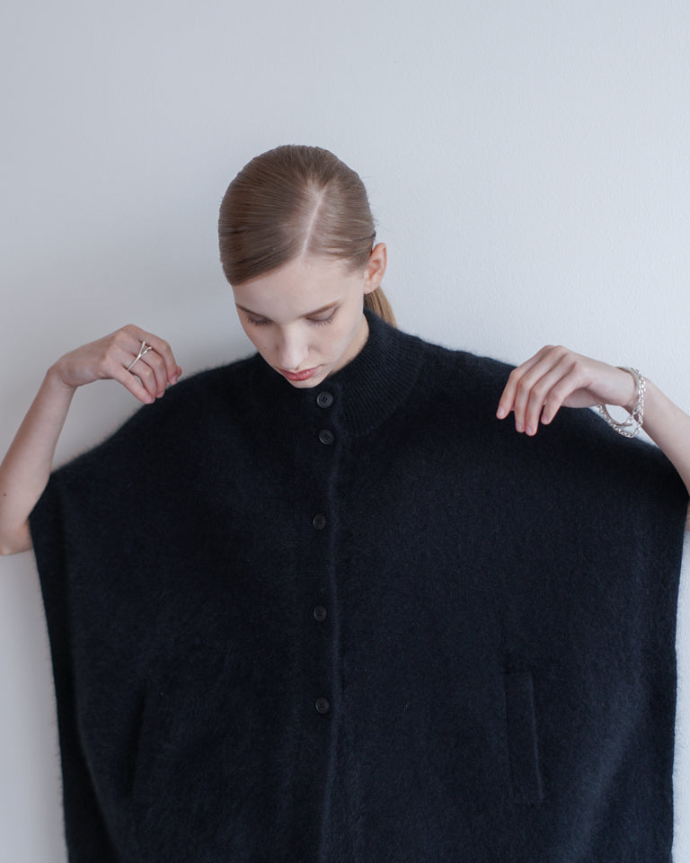 Sweaters CT Plage Sweater Cape in Black CT Plage