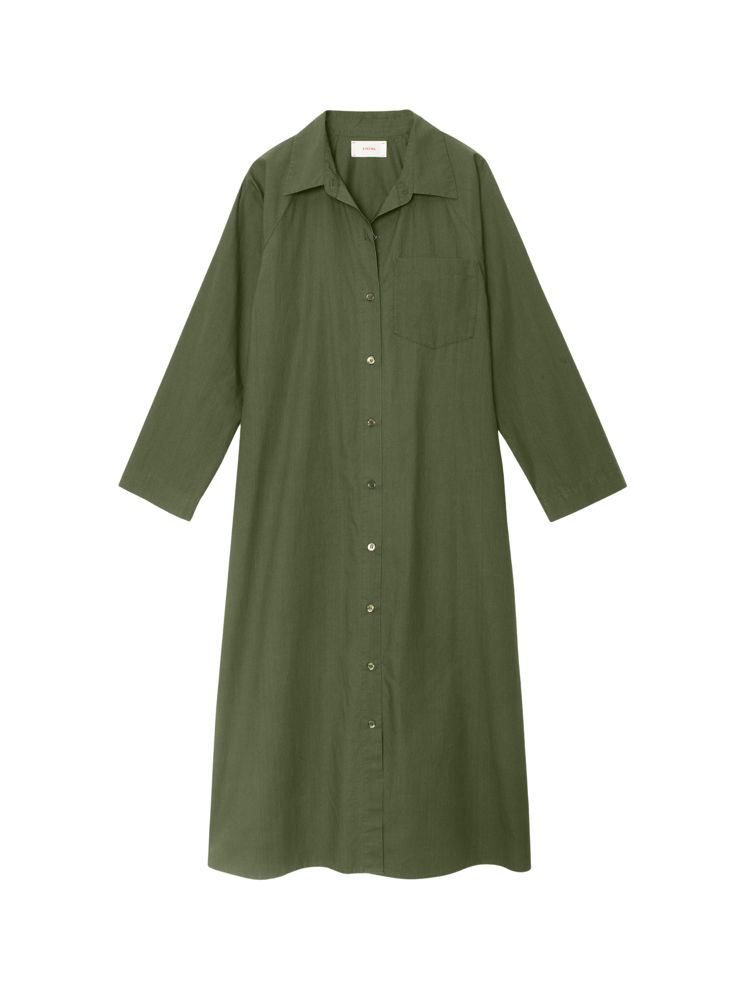 DRESSES/JUMPSUITS Marfa Dress in Evergreen Xirena