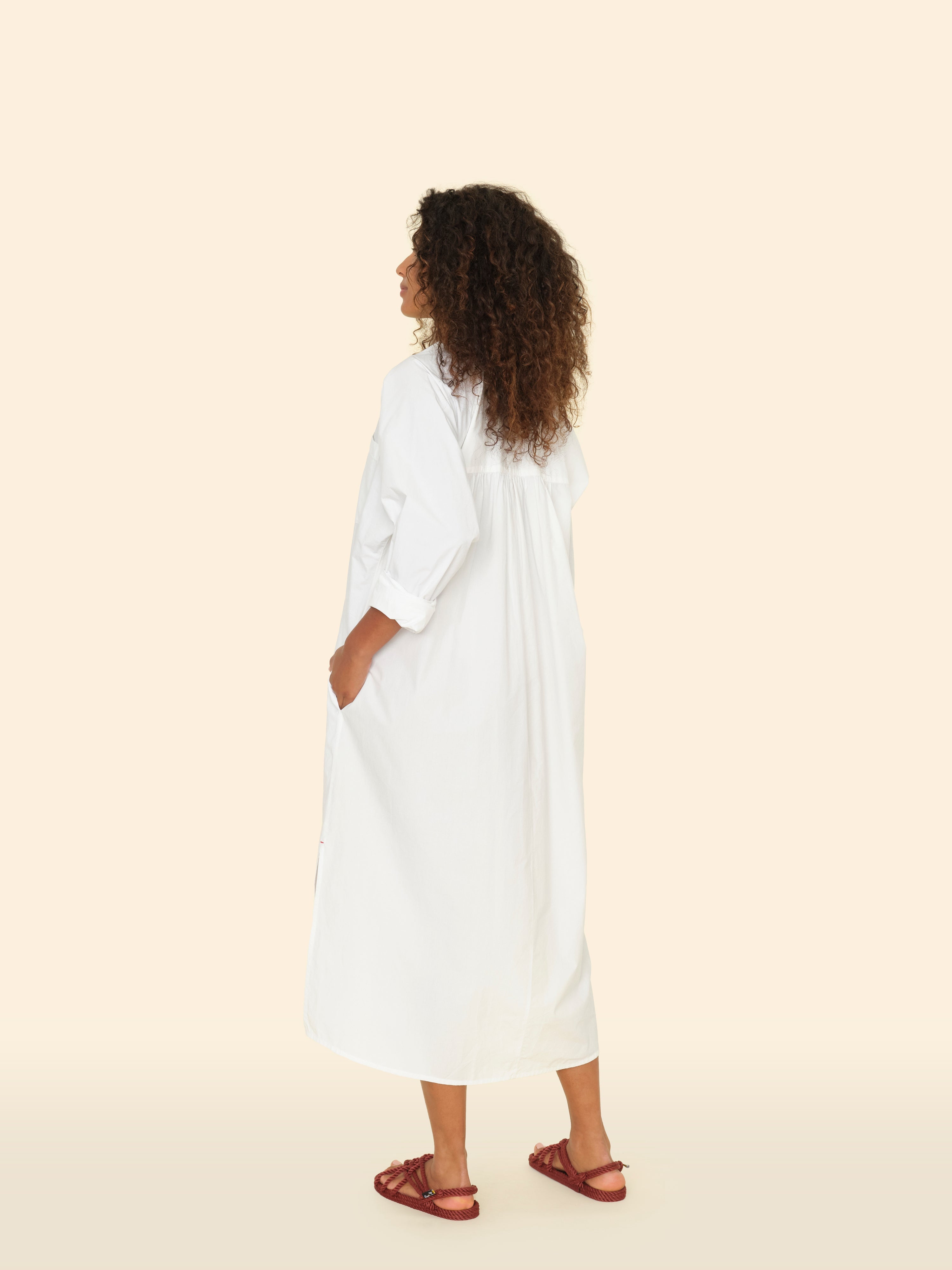 DRESSES/JUMPSUITS Marfa Dress in Evergreen Xirena