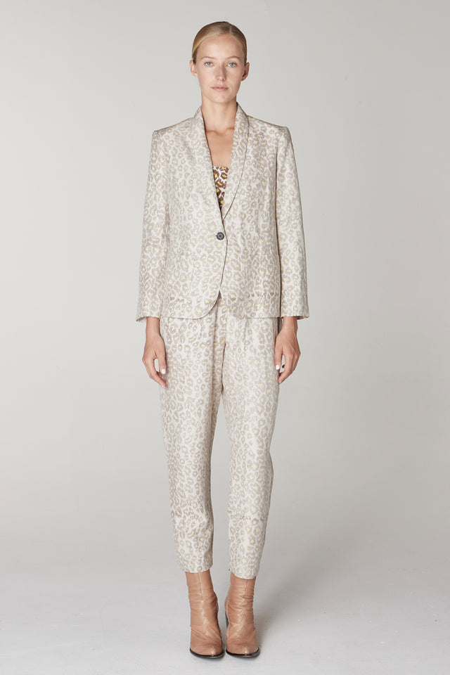 Jackets Raquel Allegra Jai Jacket in Leopard Raquel Allegra