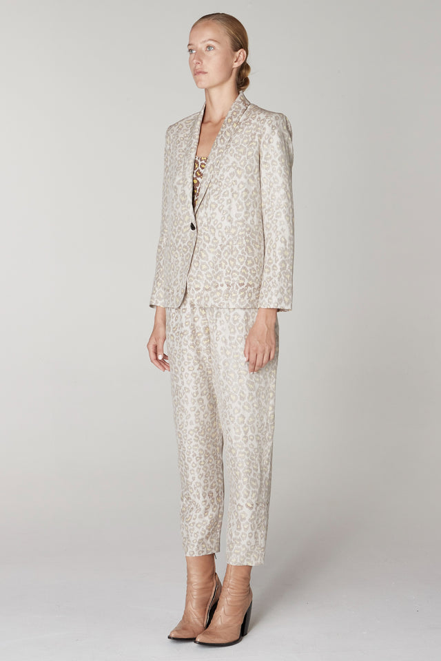 Jackets Raquel Allegra Jai Jacket in Leopard Raquel Allegra