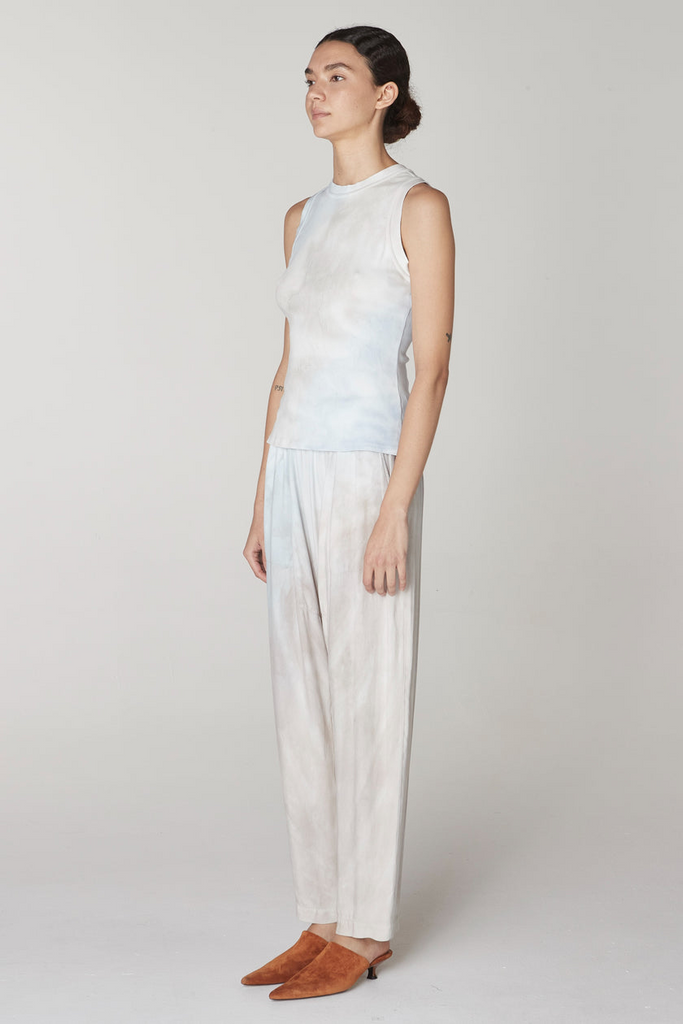 Pants Raquel Allegra Sunday Pant in Blue Cloud Raquel Allegra