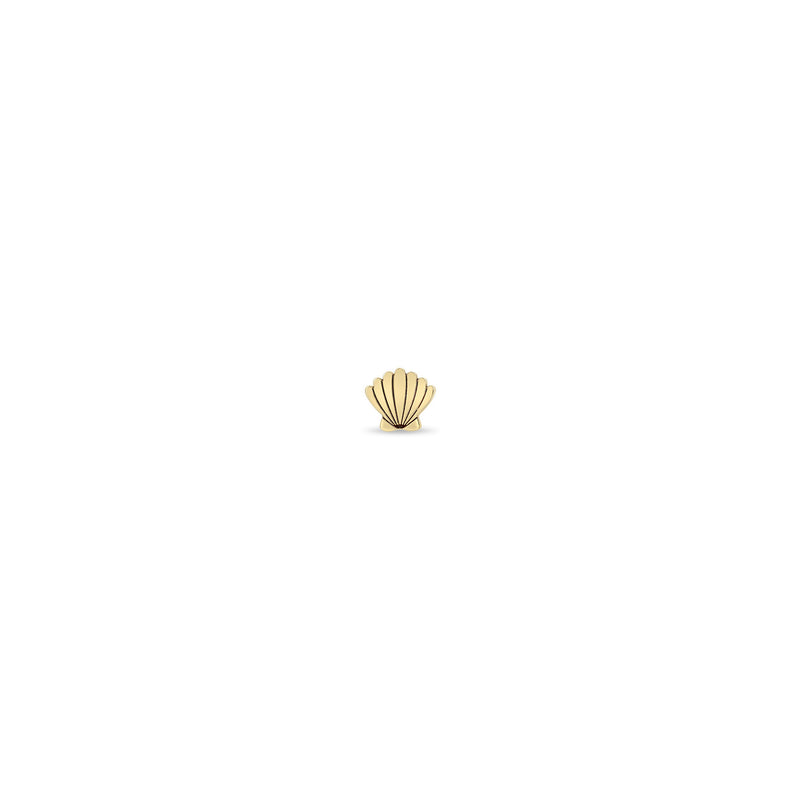 JEWELRY Itty Bitty Shell Stud in Yellow Gold Zoe Chicco