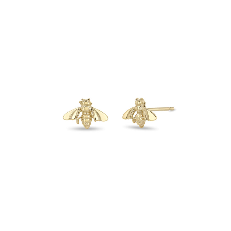JEWELRY Bumblebee Earrings in Yellow Gold Zoe Chicco