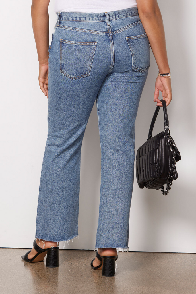 Jeans Agolde Relaxed Boot Cut Jean in Static Agolde