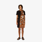 ACCESSORIES Neptune Scarf in Golden Brown Inoui Editions