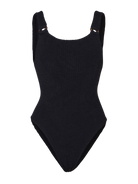 LINGERIE/PJ/SWIM Domino Swimsuit in Black Hunza G