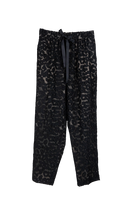 PANTS/SHORTS Leopard Print Pant in Black Psophia