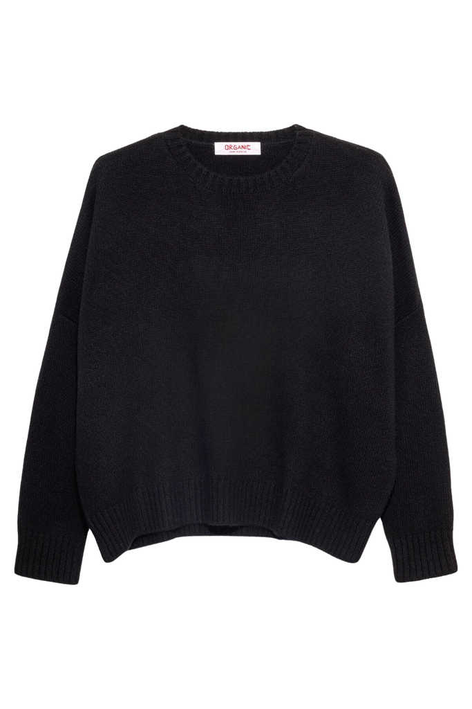 Sweaters Organic by John Patrick Wide Pullover in Black Organic by John Patrick
