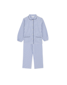 LINGERIE/PJ/SWIM Claudine PJ Set in Blue Stripes Scarlette Ateliers