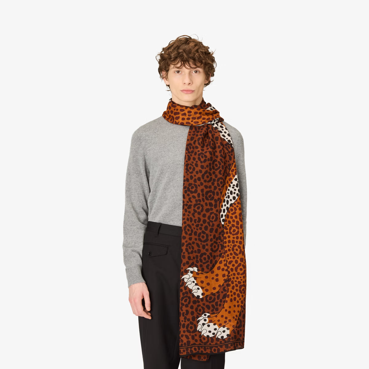 ACCESSORIES Felis Scarf in Burgundy Inoui Editions