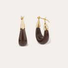 FASHION JEWELRY Ecume Earring in Brown GAS Bijoux