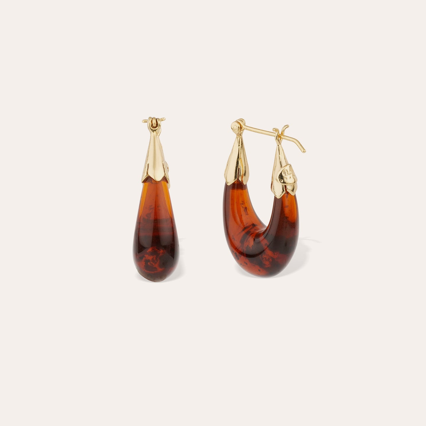 FASHION JEWELRY Ecume Earring in Tortoise GAS Bijoux