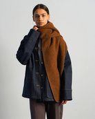 COATS/JACKET Boucle Scarf Barn Jacket in Denim PROCHE