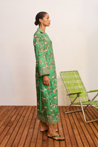 DRESSES/JUMPSUITS Fish Sticks Shirtdress in Green Alemais