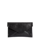 HANDBAGS Valentina Clutch in Black Lizard Lemiz