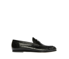 SHOES Sydney Loafer in Black Crinkle Freda Salvador