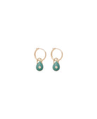 JEWELRY Orso Hoops in Turquoise Pascale Monvoisin