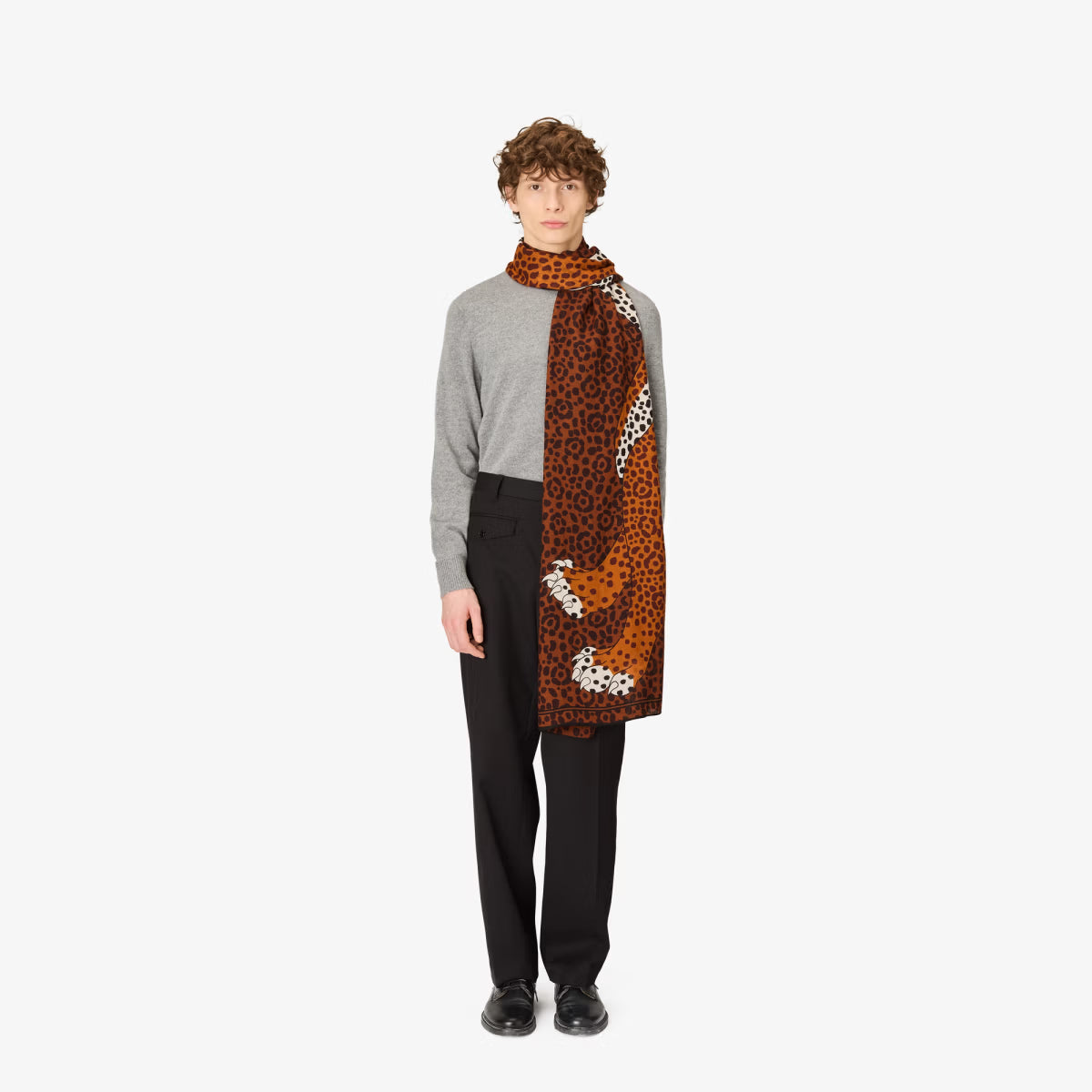 ACCESSORIES Felis Scarf in Burgundy Inoui Editions