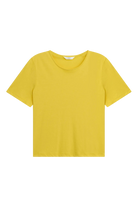 TEES/TANKS Milo Cropped Tee in Daffodil Leset