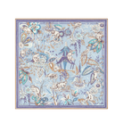 ACCESSORIES Pagode Square Scarf in Denim Inoui Editions