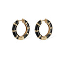 FASHION JEWELRY Mini Abambou Earring in Black GAS Bijoux