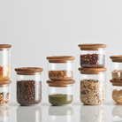 HOME ACCESSORIES Short Teak Canister KINTO USA