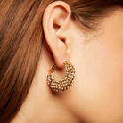 FASHION JEWELRY Izzia Crystal Earring in Gold GAS Bijoux