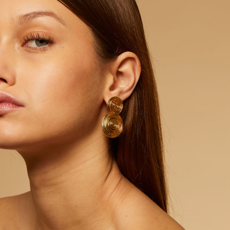 FASHION JEWELRY Wave Earrings GAS Bijoux
