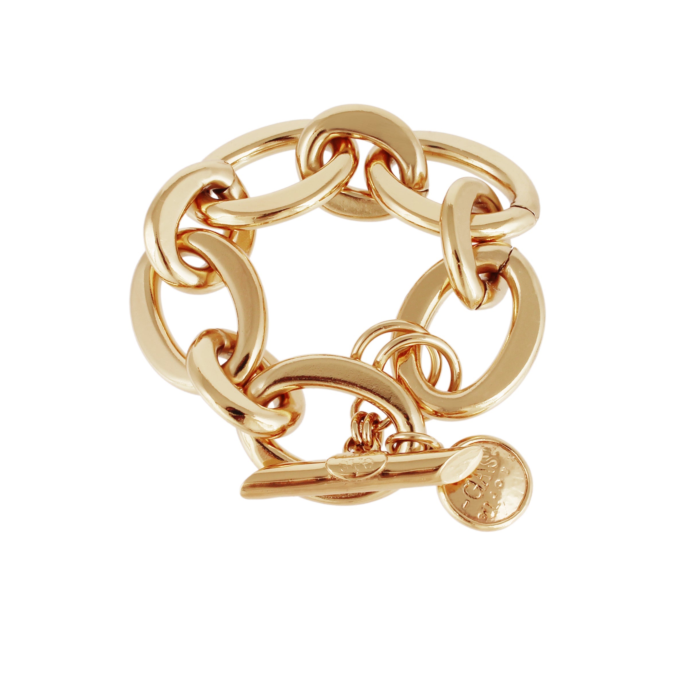 FASHION JEWELRY Maille Oval Chain Bracelet GAS Bijoux