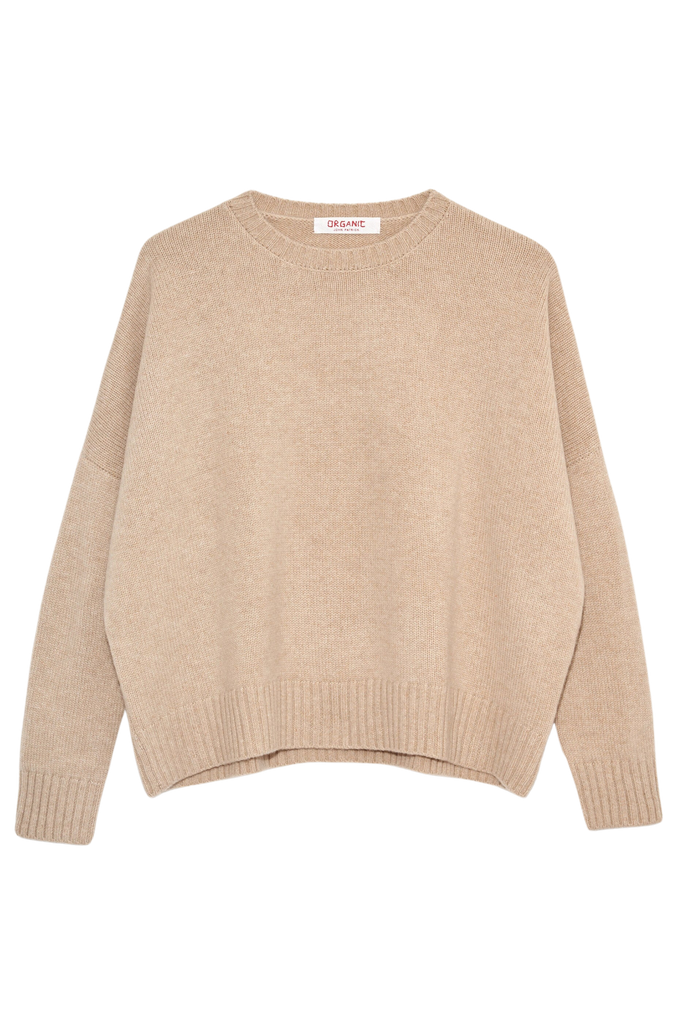 SWEATERS Wide Cashmere Pullover Organic by John Patrick